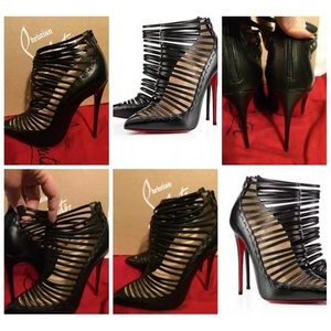 Brand new Christian Louboutin Gortik caged bootie